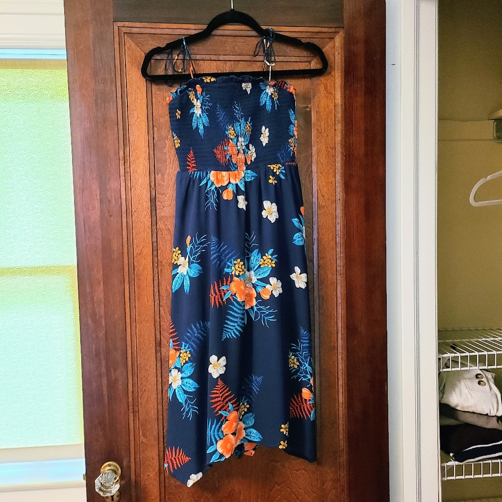 Express floral beach dress size XS